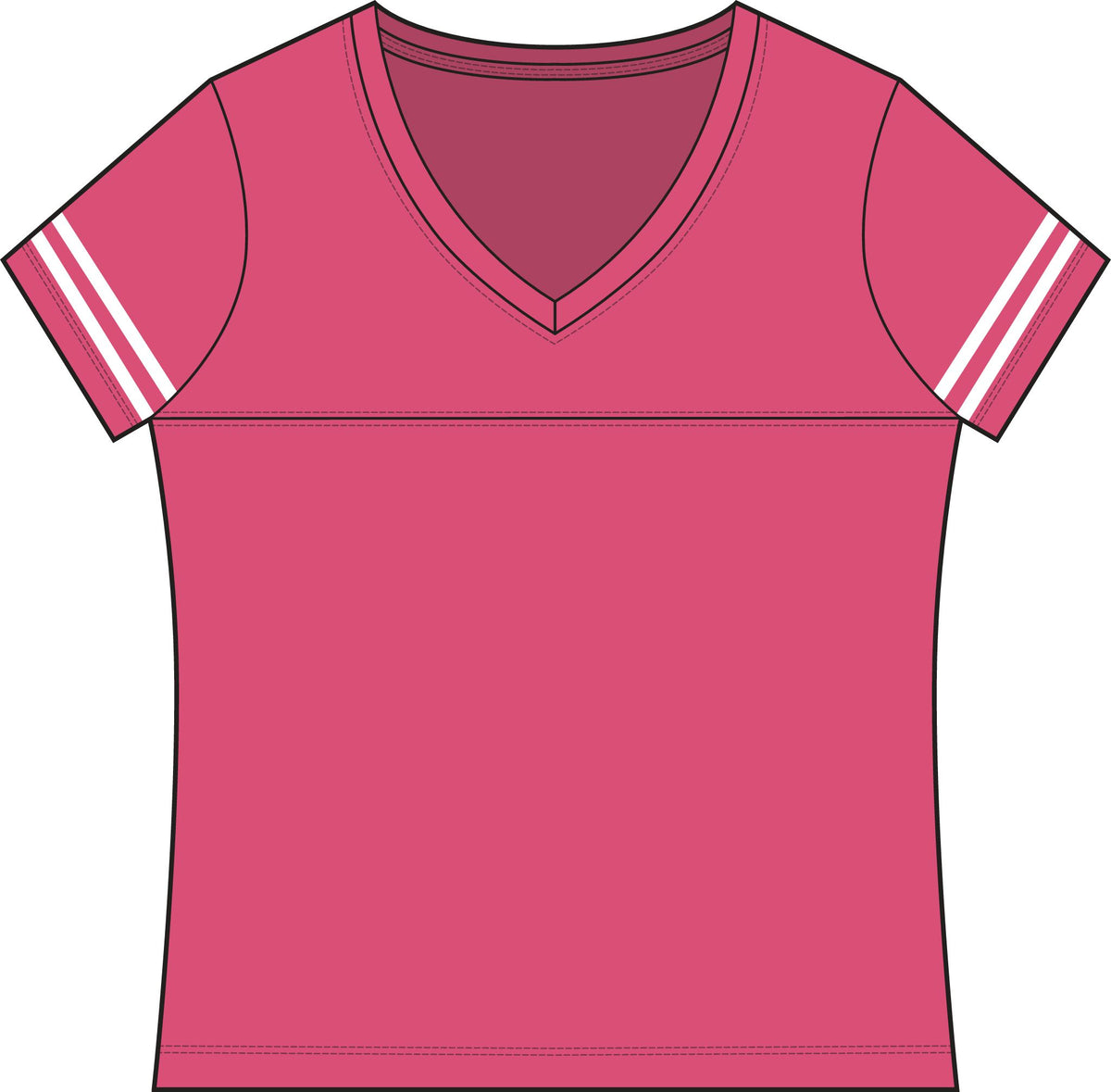 Women's Team York: Richard III #83 Vintage Jersey Tee