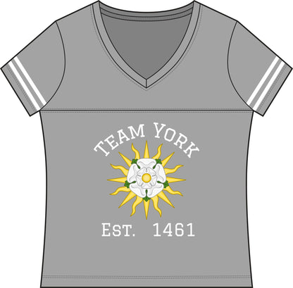 Women's Team York: Richard III #83 Vintage Jersey Tee