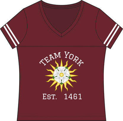 Women's Team York: Richard III #83 Vintage Jersey Tee