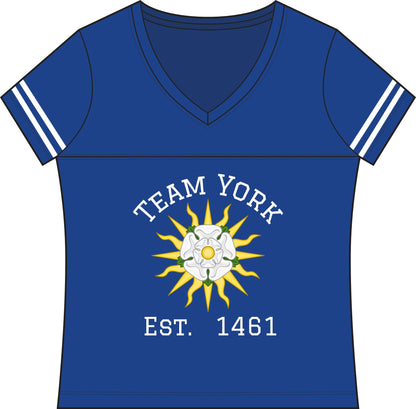 Women's Team York: Richard III #83 Vintage Jersey Tee