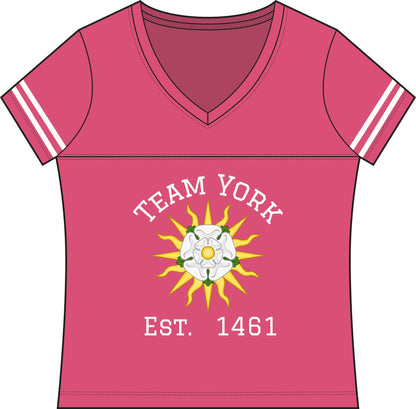 Women's Team York: Richard III #83 Vintage Jersey Tee