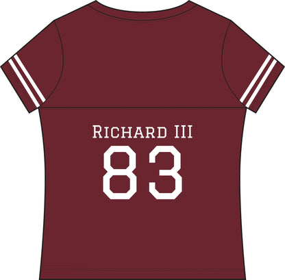 Women's Team York: Richard III #83 Vintage Jersey Tee